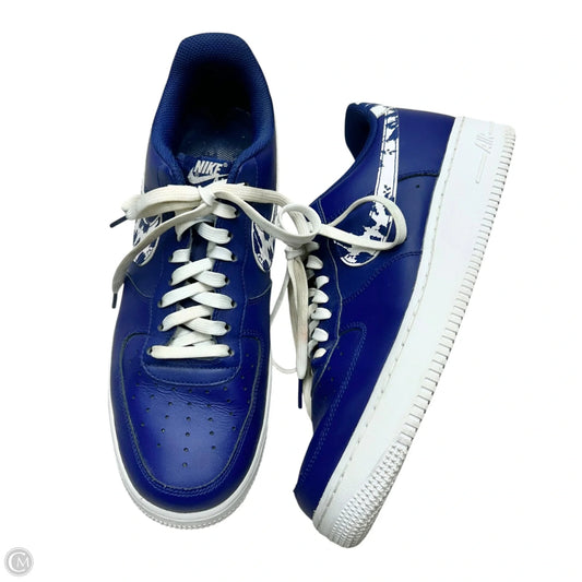 Shoes Sneakers By Nike In Blue & White, Size: 11.5
