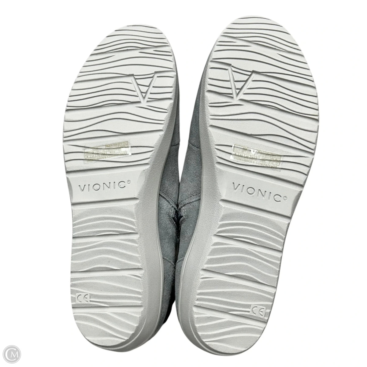 Boots Ankle Heels By Vionic In Grey, Size: 9
