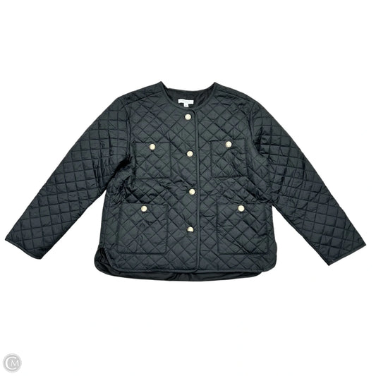 Coat Puffer & Quilted By Ann Taylor In Black, Size: L