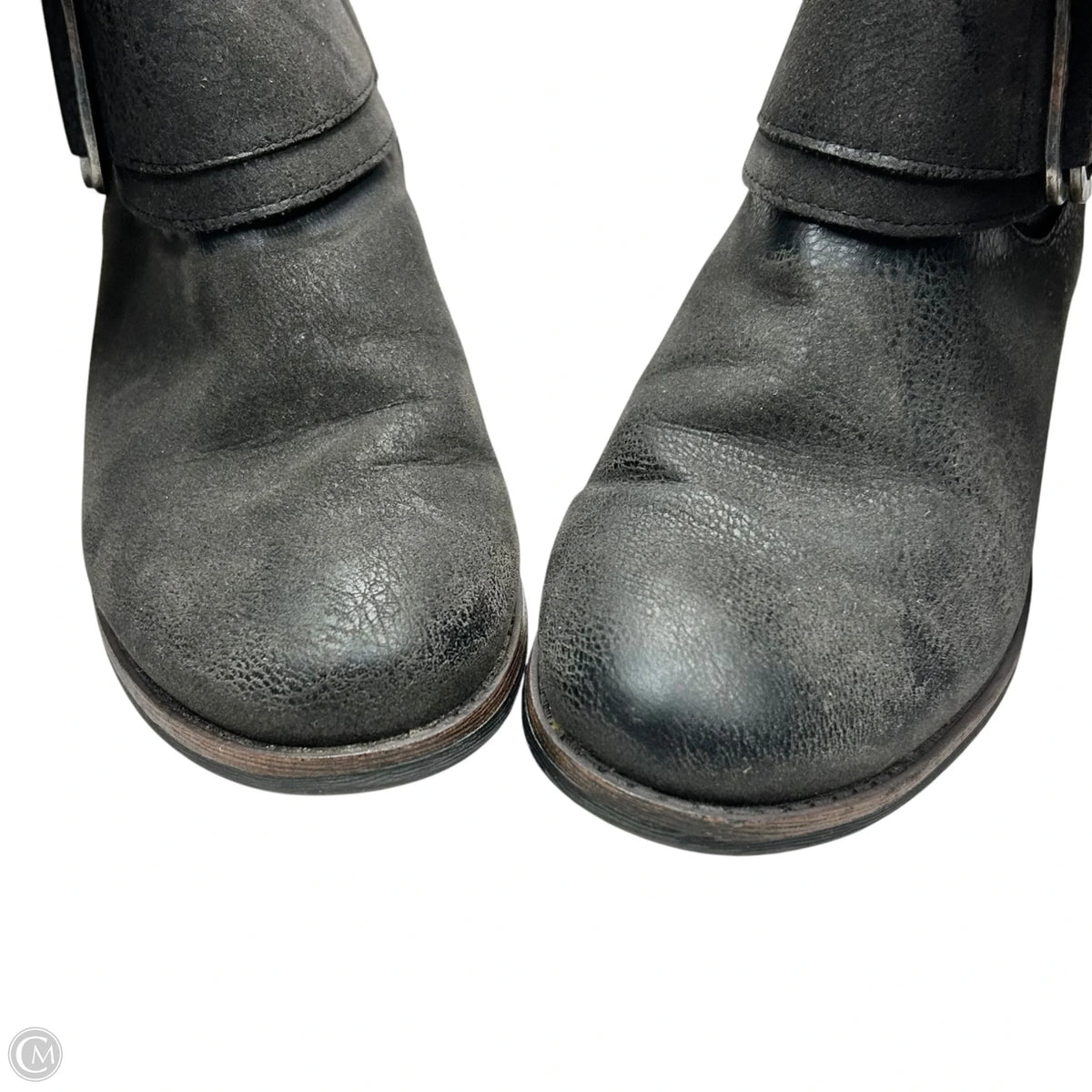 Boots Knee Flats By Levity In Grey, Size: 7.5