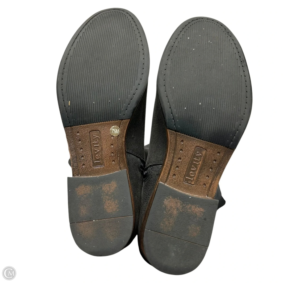 Boots Knee Flats By Levity In Grey, Size: 7.5