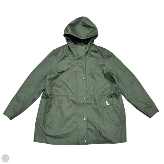 Coat Raincoat By Hunter In Green, Size: Xxl