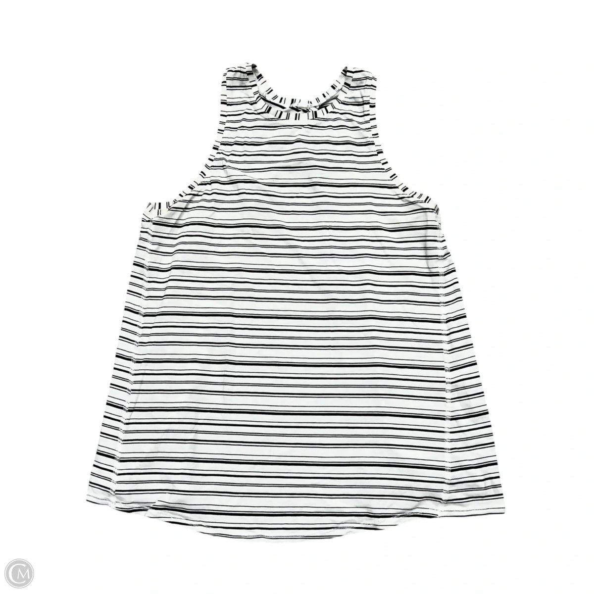 Athletic Tank Top By Lululemon In Striped Pattern, Size: S