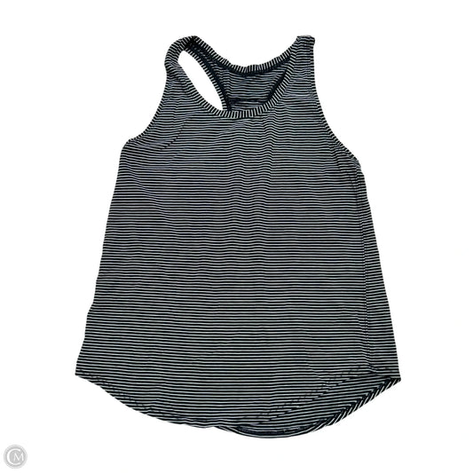 Athletic Tank Top By Lululemon In Striped Pattern, Size: S