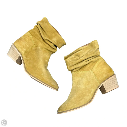 Boots Ankle Heels By Matisse In Yellow, Size: 9