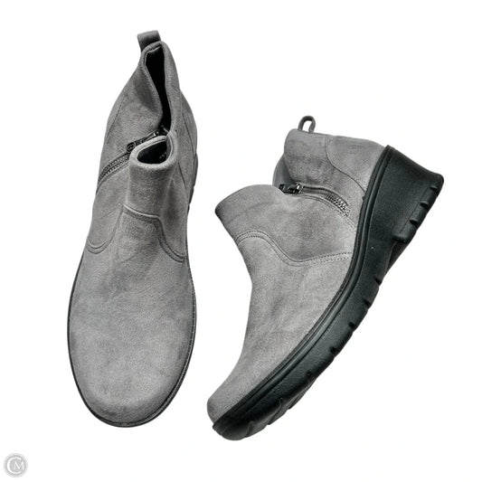 Boots Ankle Flats By Bzees In Grey, Size: 9