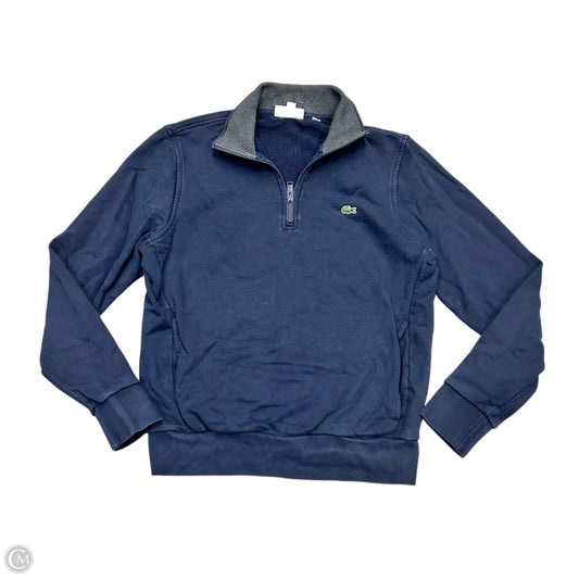 Sweatshirt Crewneck By Lacoste In Navy, Size: M