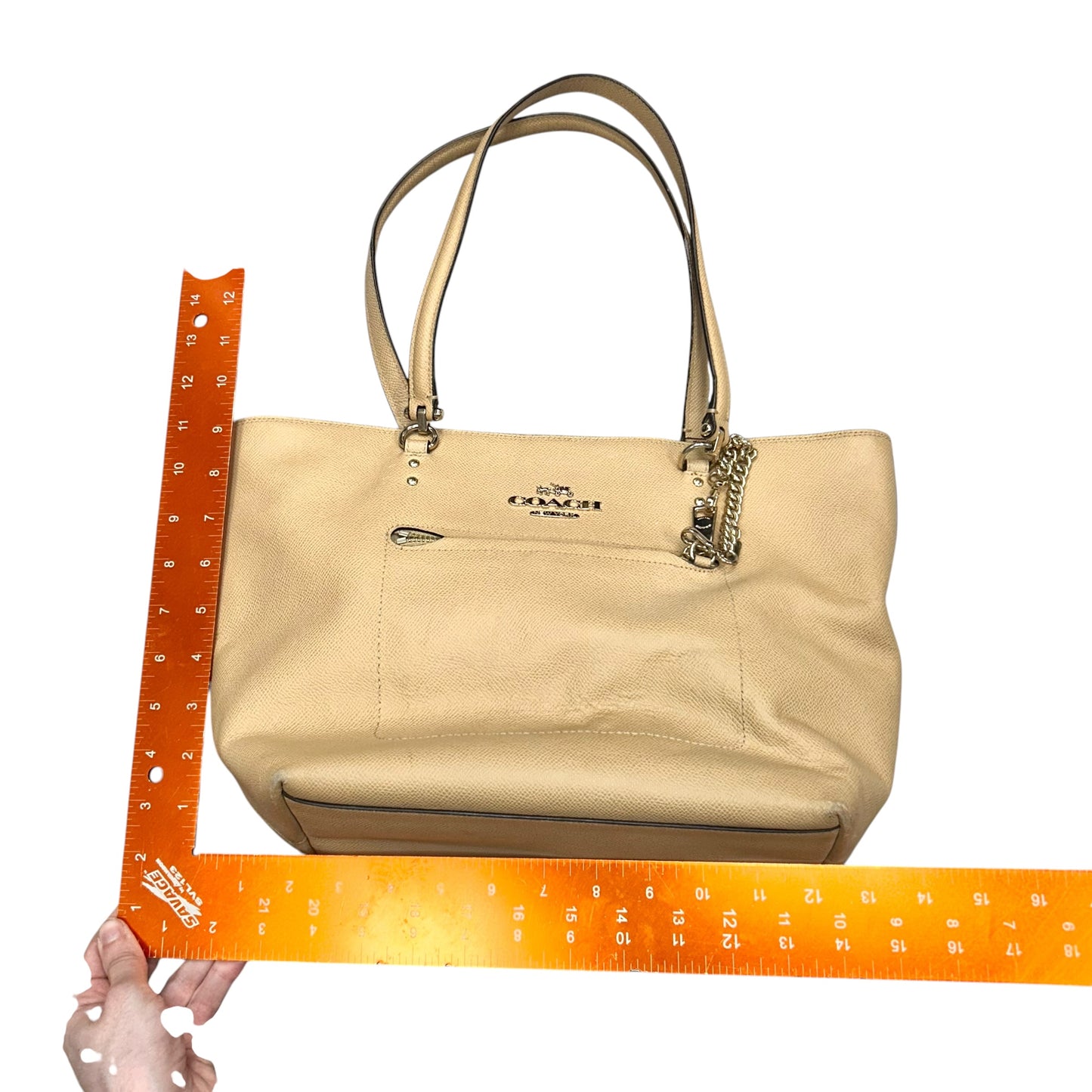 Handbag Designer By Coach, Size: Medium