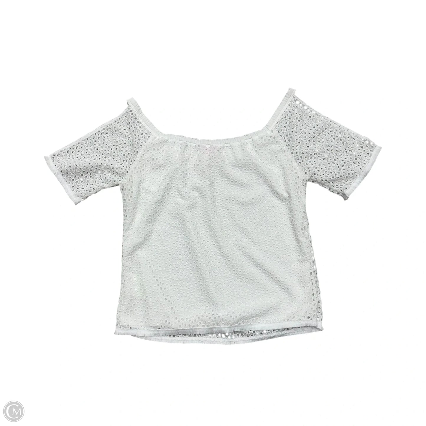Top Short Sleeve By Lilly Pulitzer In White, Size: Xs