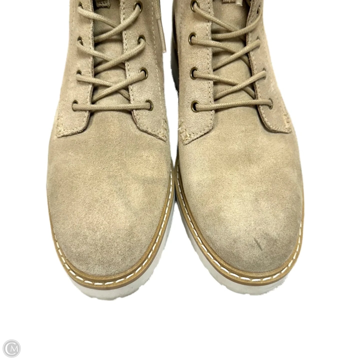 Boots Designer By Cole-haan In Taupe, Size: 8.5