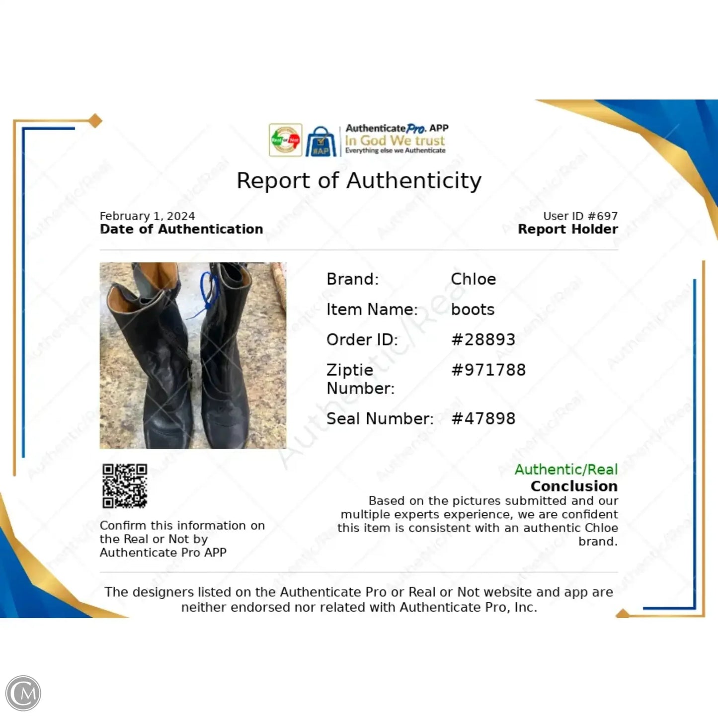 Boots Luxury Designer By Chloe In Black, Size: 8.5