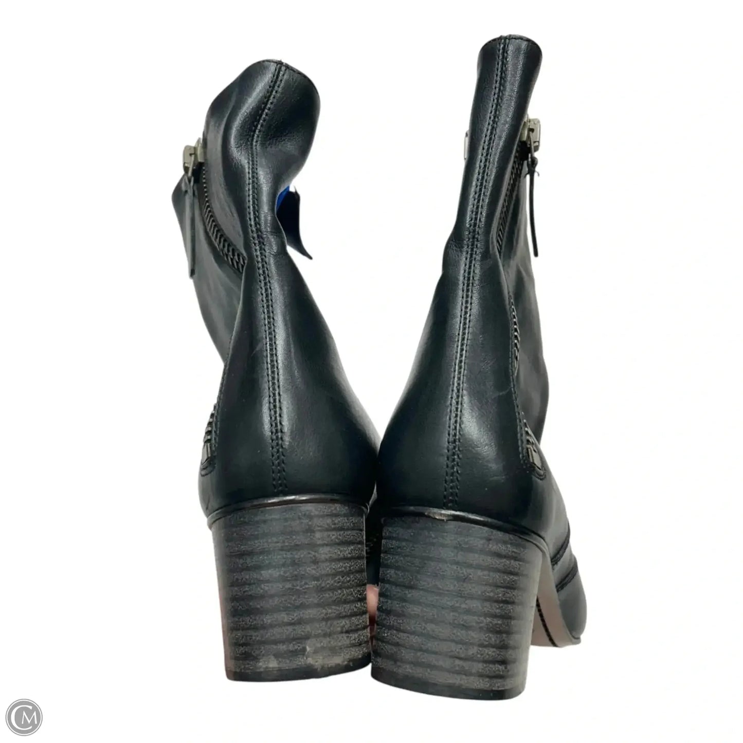 Boots Luxury Designer By Chloe In Black, Size: 8.5