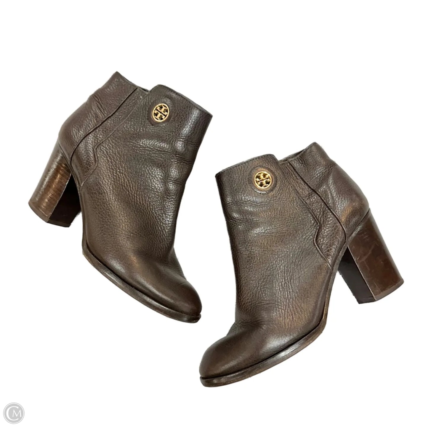 Boots Designer By Tory Burch In Brown, Size: 9.5