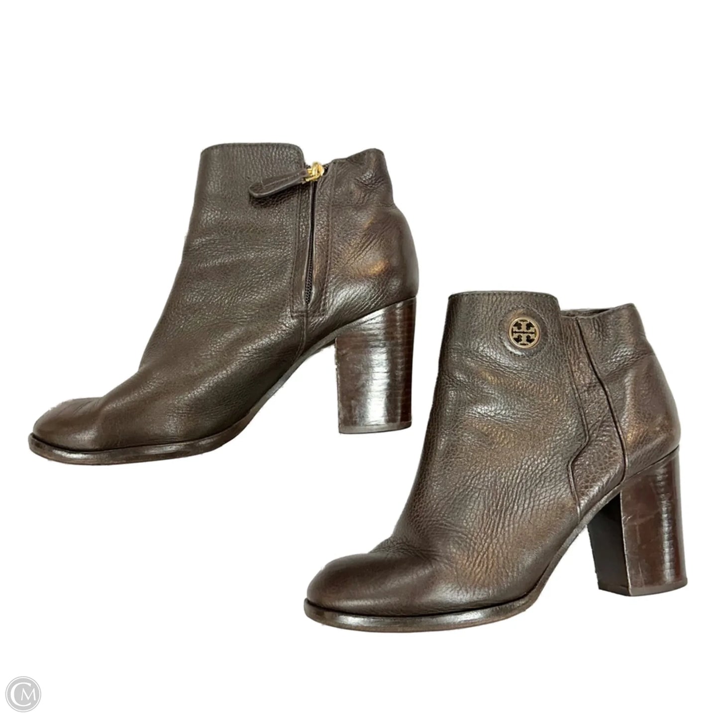 Boots Designer By Tory Burch In Brown, Size: 9.5