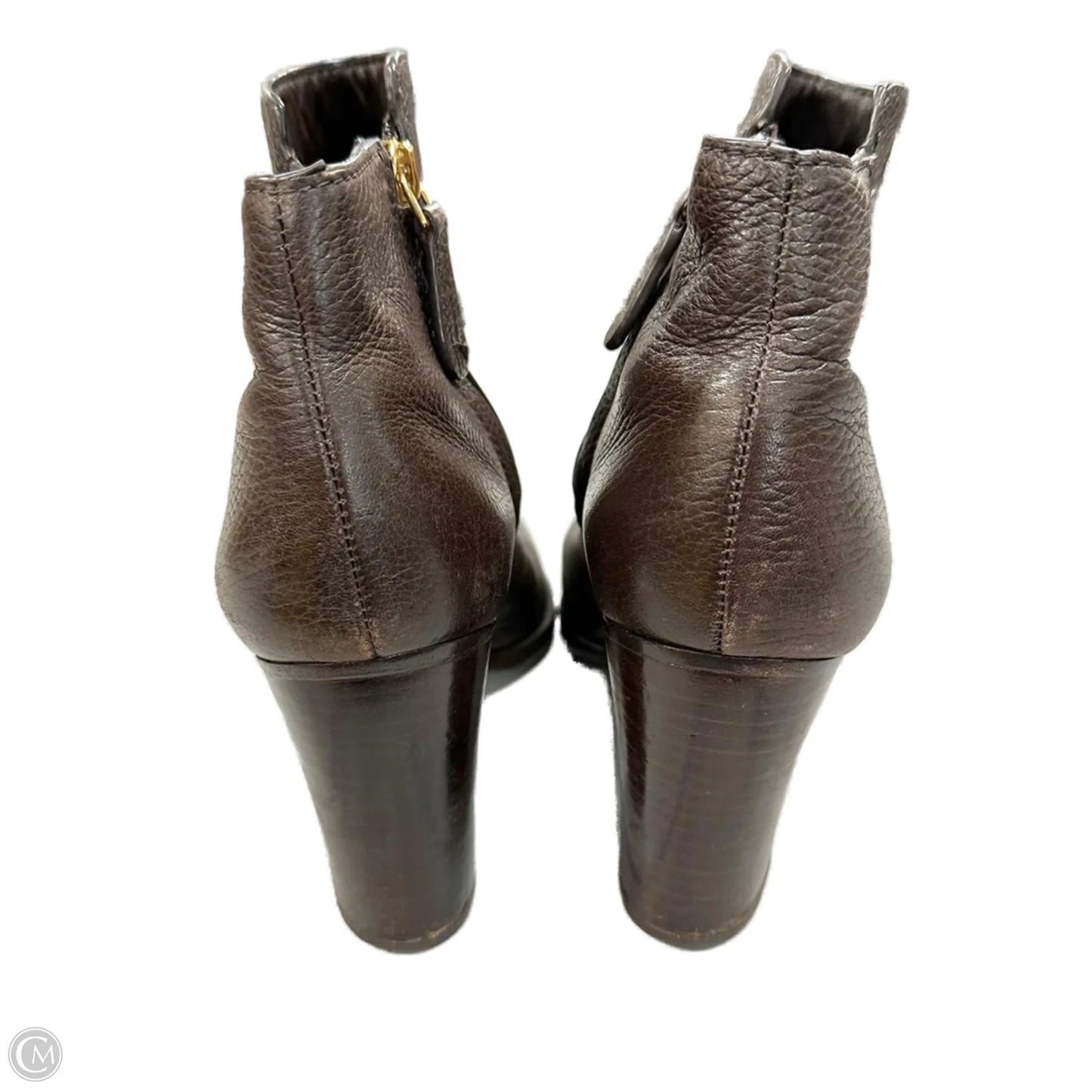 Boots Designer By Tory Burch In Brown, Size: 9.5