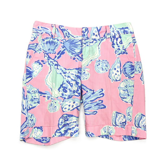 Pink Blue Shorts Designer By Lilly Pulitzer, Size: 2