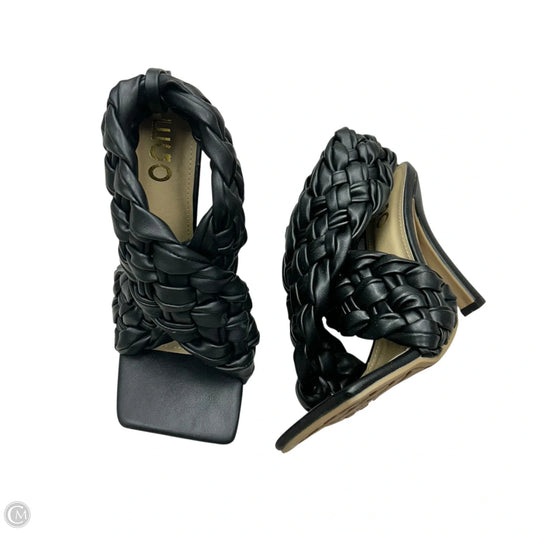 Sandals Heels Stiletto By Ego In Black, Size: 7