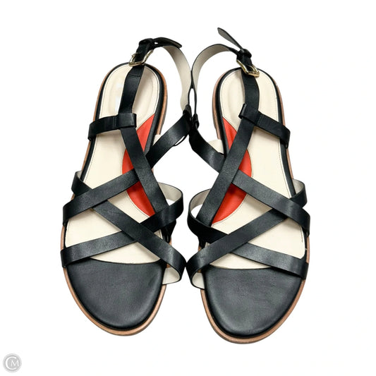 Sandals Flats By Cole-haan In Black & Cream, Size: 9
