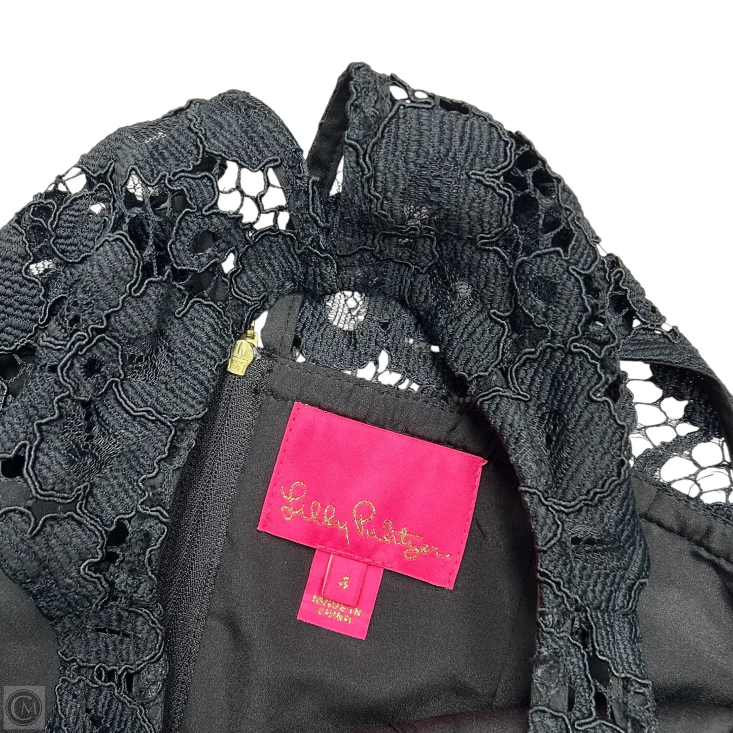 Romper Designer By Lilly Pulitzer In Black, Size: S