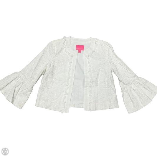 Blazer Designer By Lilly Pulitzer In White, Size: S