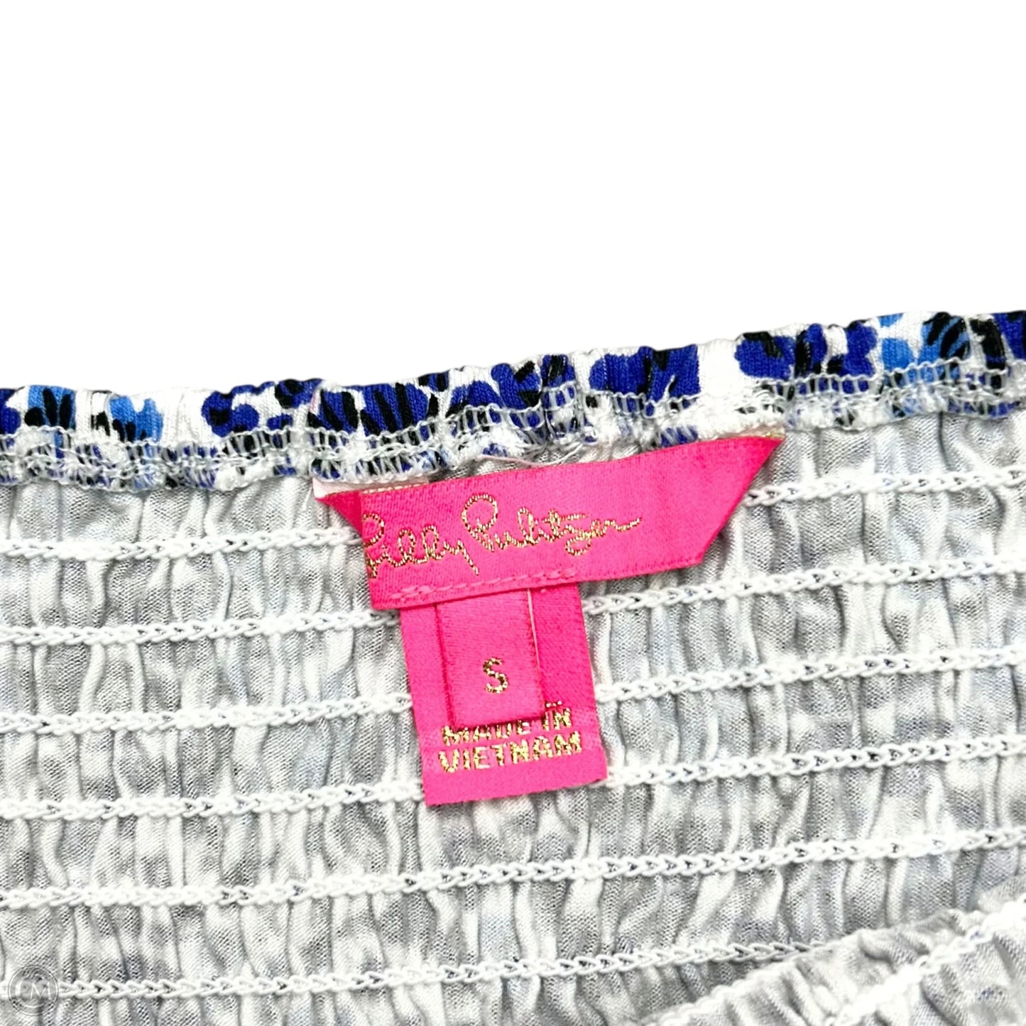 Dress Designer By Lilly Pulitzer In Blue & White, Size: S