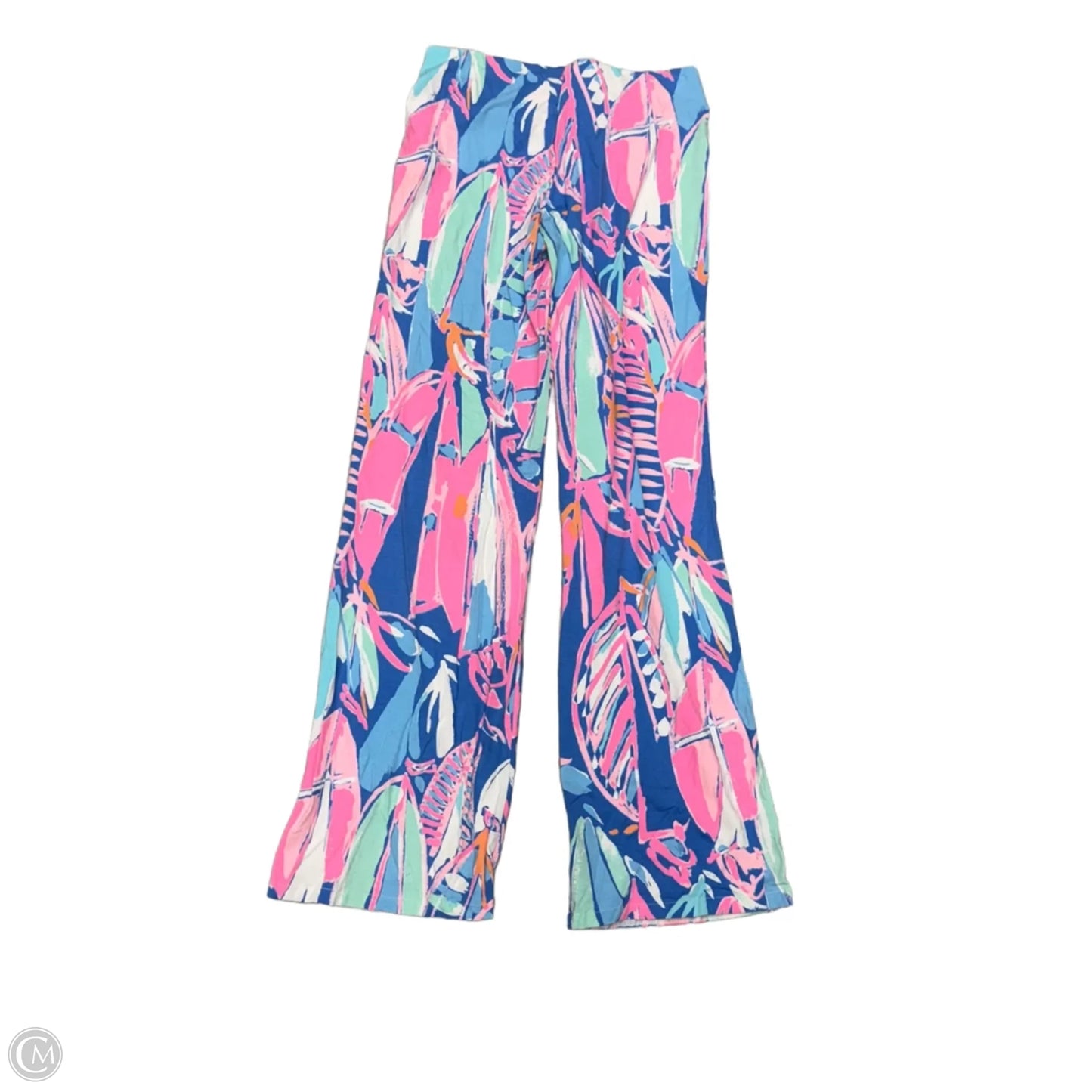 Pants Designer By Lilly Pulitzer In Blue & Orange, Size: Xxs