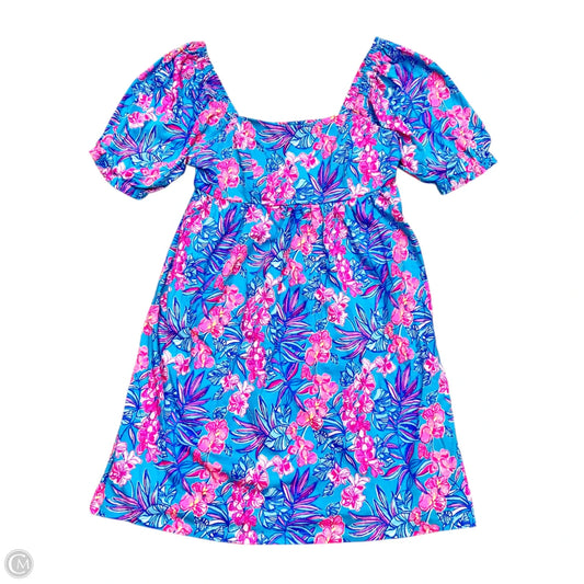 Dress Designer By Lilly Pulitzer In Blue & Pink, Size: 4