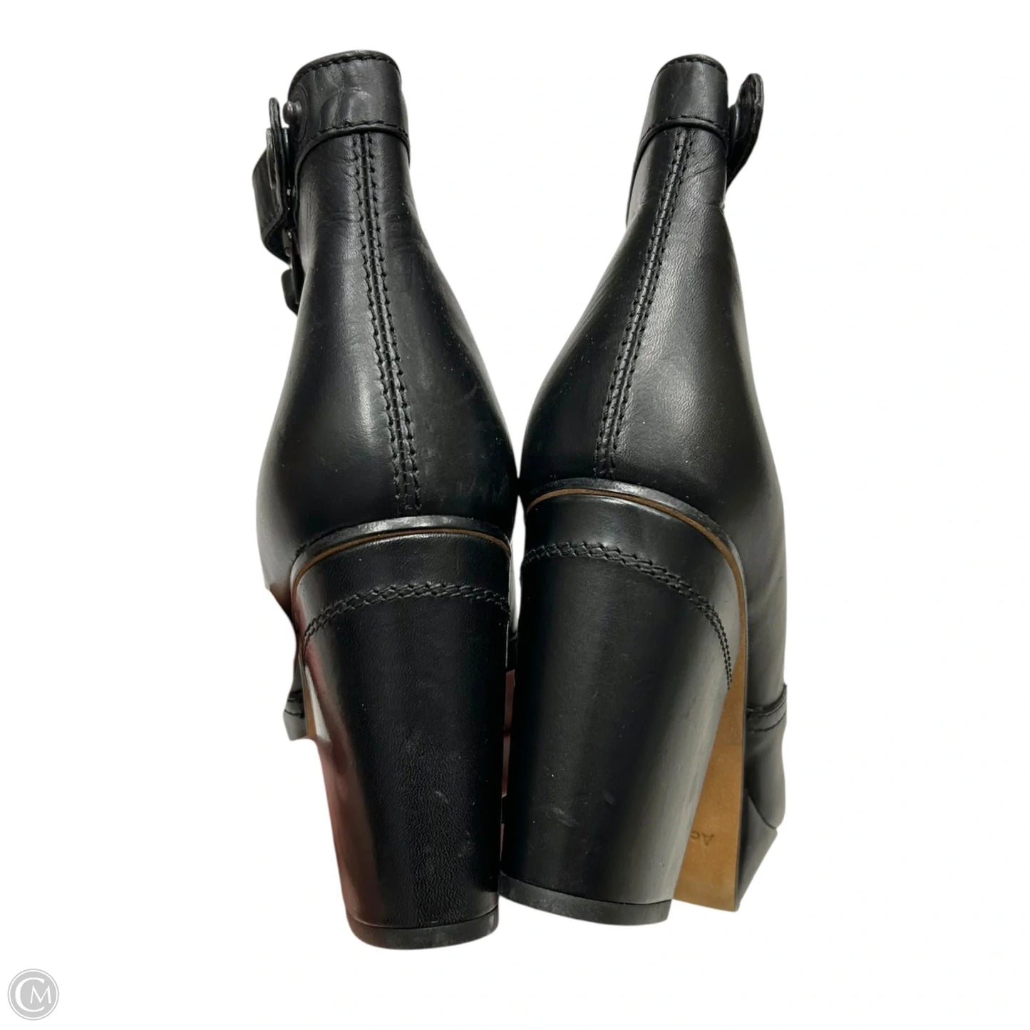 Boots Ankle Heels By Acne Studios In Black, Size: 9.5