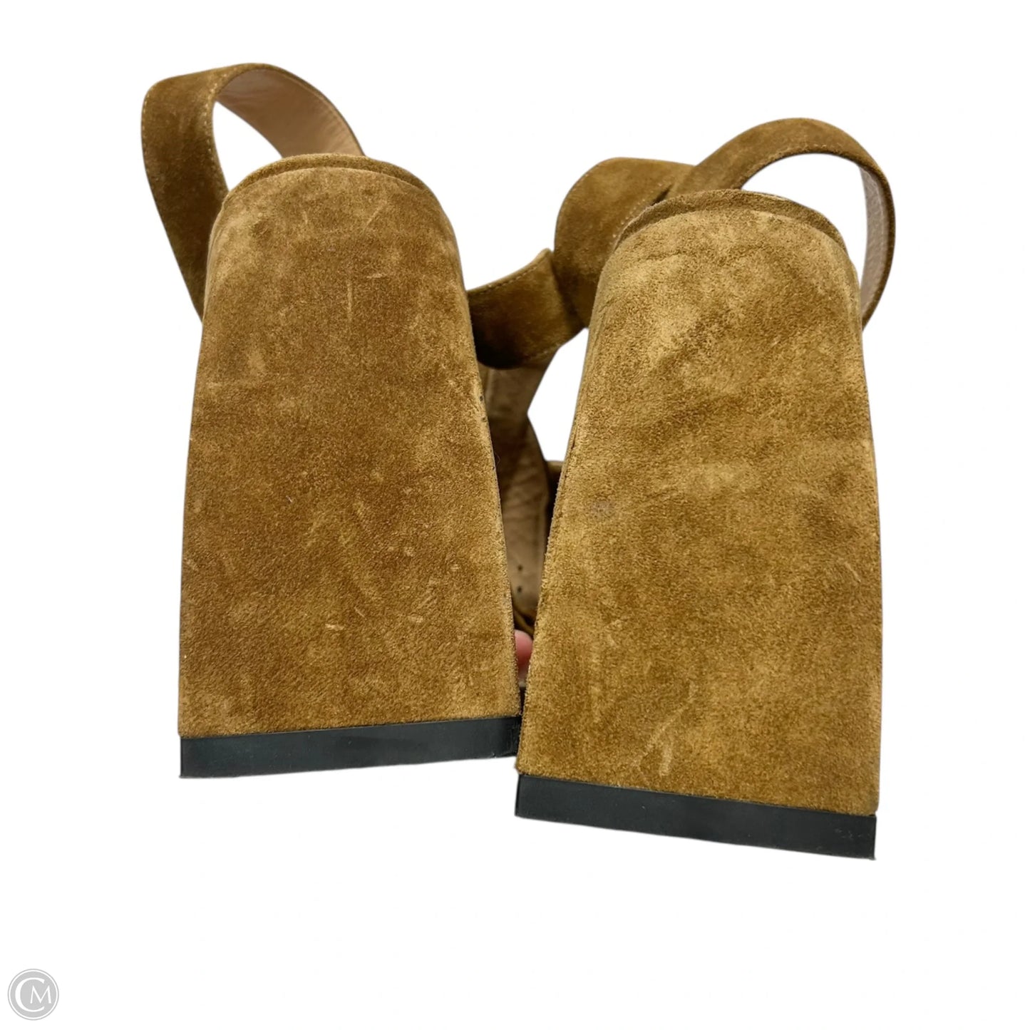 Shoes Heels Block By Nodaleta In Brown, Size: 9.5