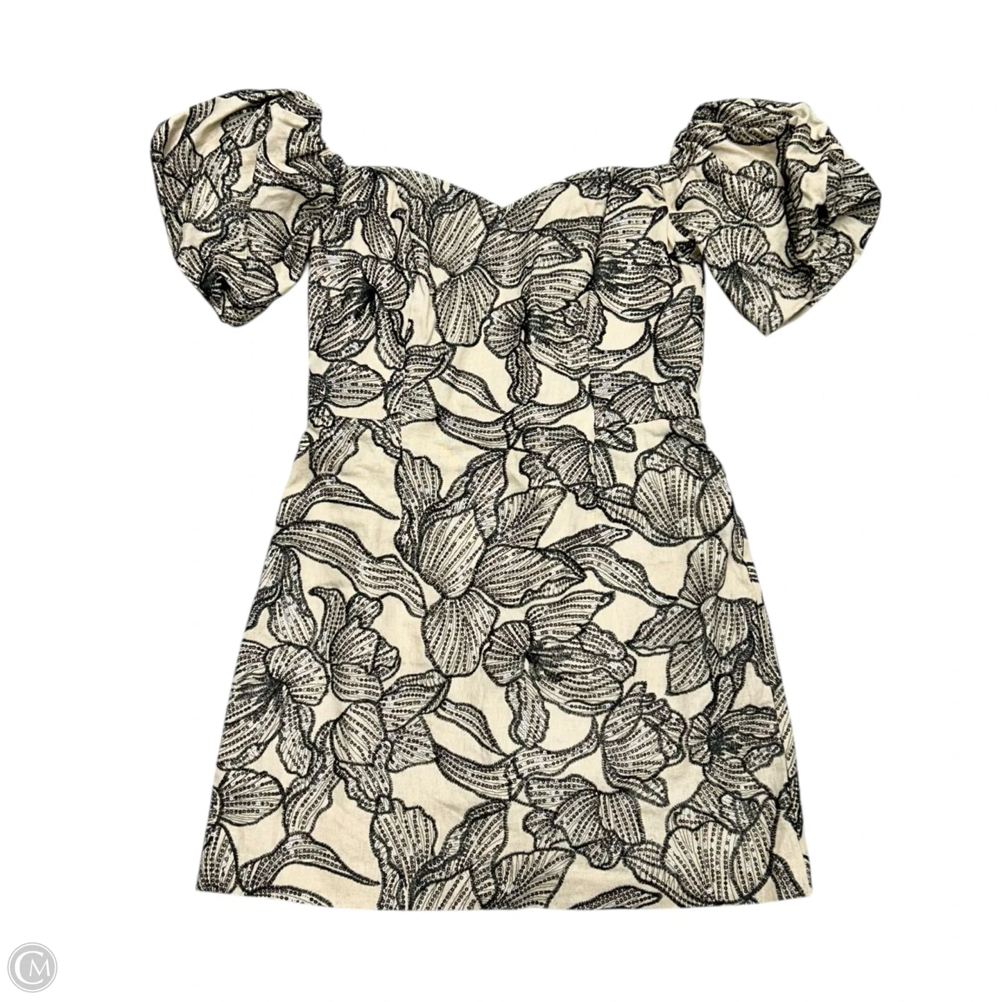 Romper Designer By Lilly Pulitzer In Black & Tan, Size: S