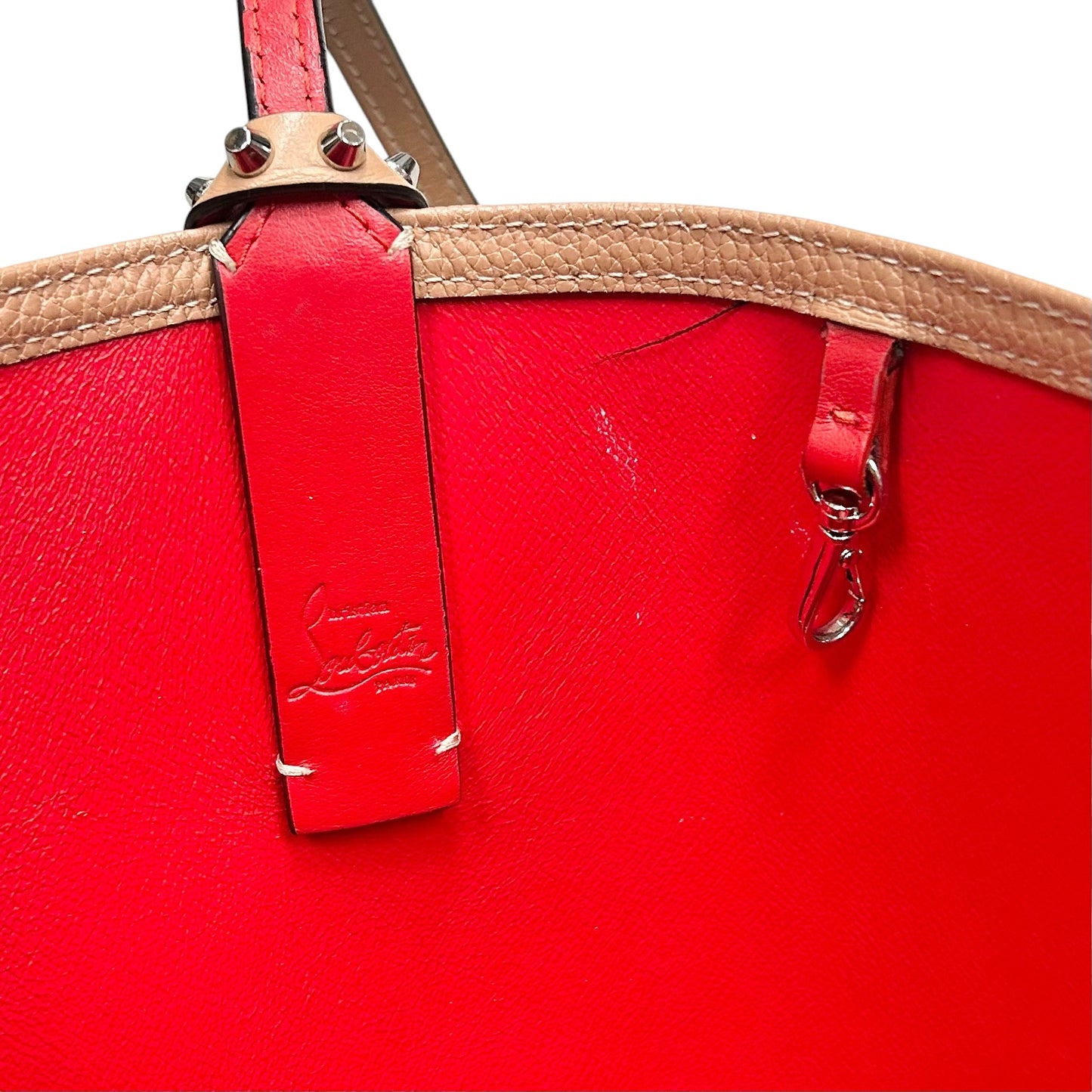 Tote Luxury Designer By Christian Louboutin, Size: Large