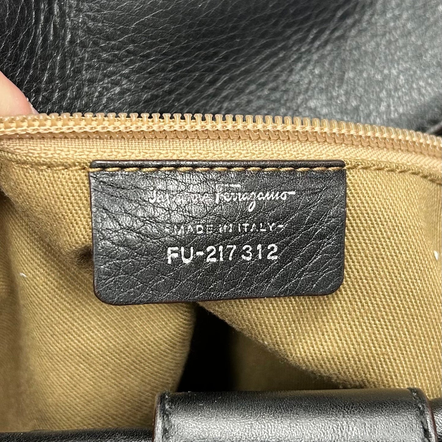 Handbag Luxury Designer By Ferragamo, Size: Small