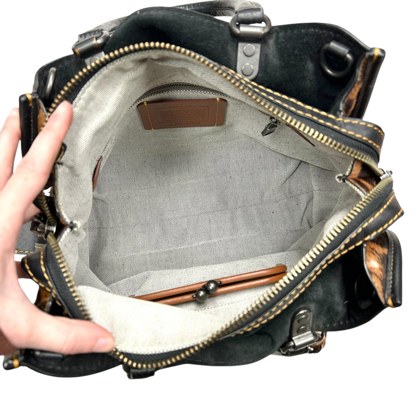 Handbag Designer By Coach, Size: Medium