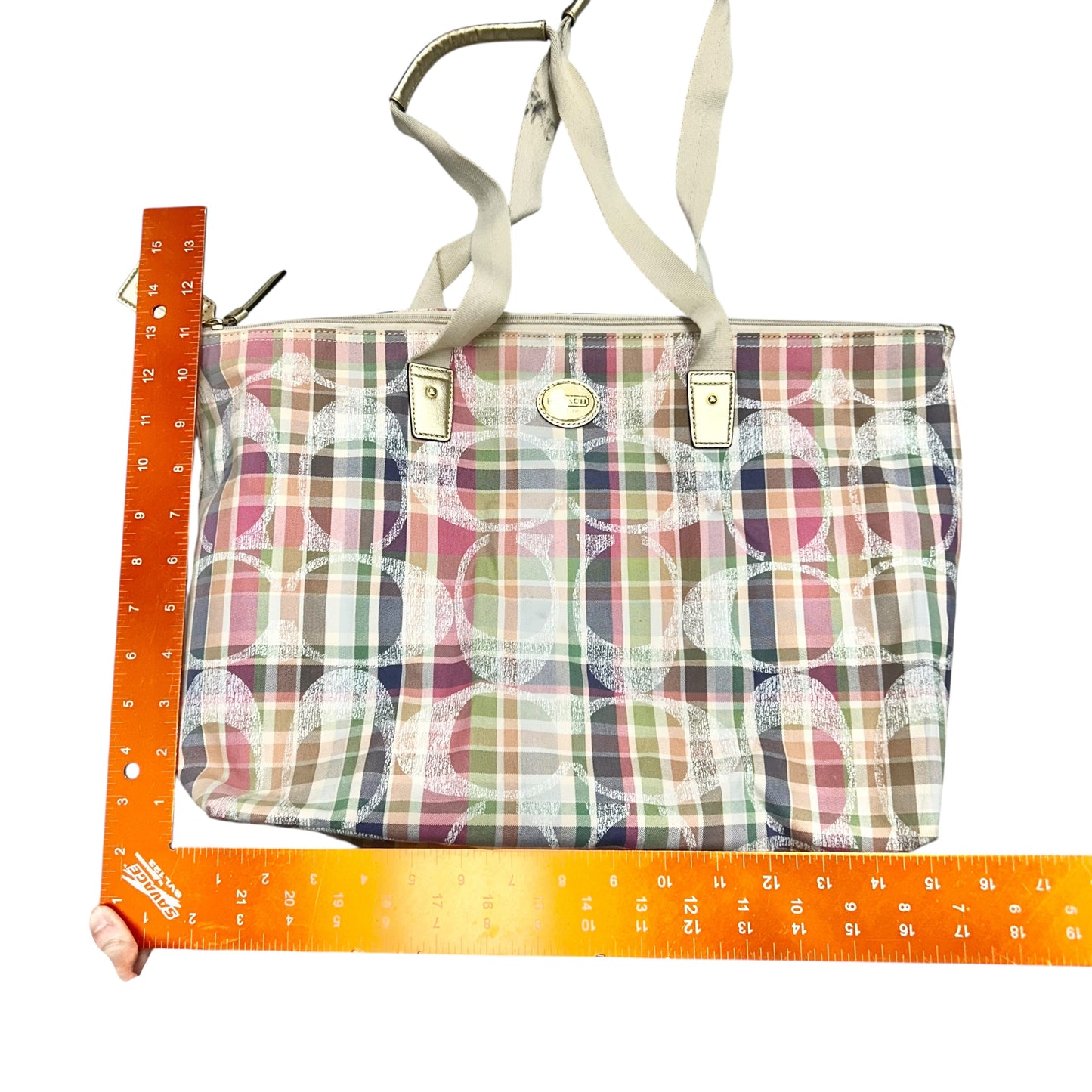 Handbag Designer By Coach, Size: Large