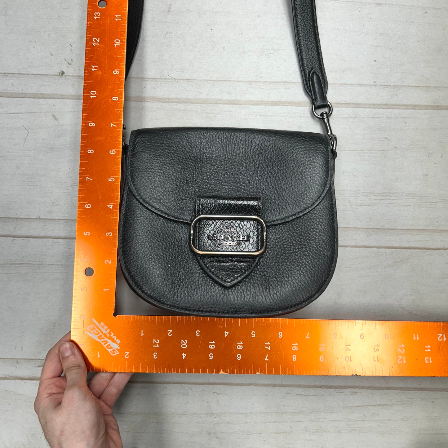 Crossbody Designer By Coach, Size: Small
