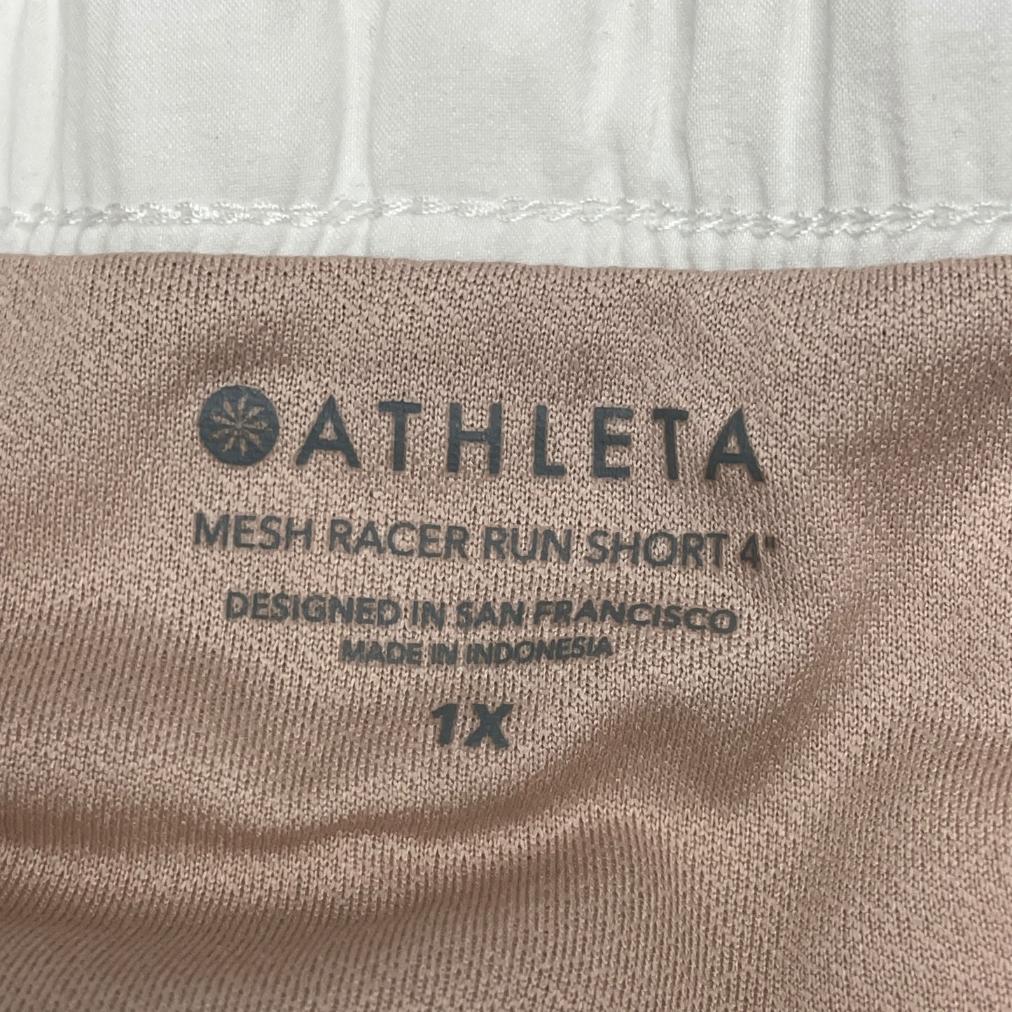 Athletic Shorts By Athleta In White, Size: 1x