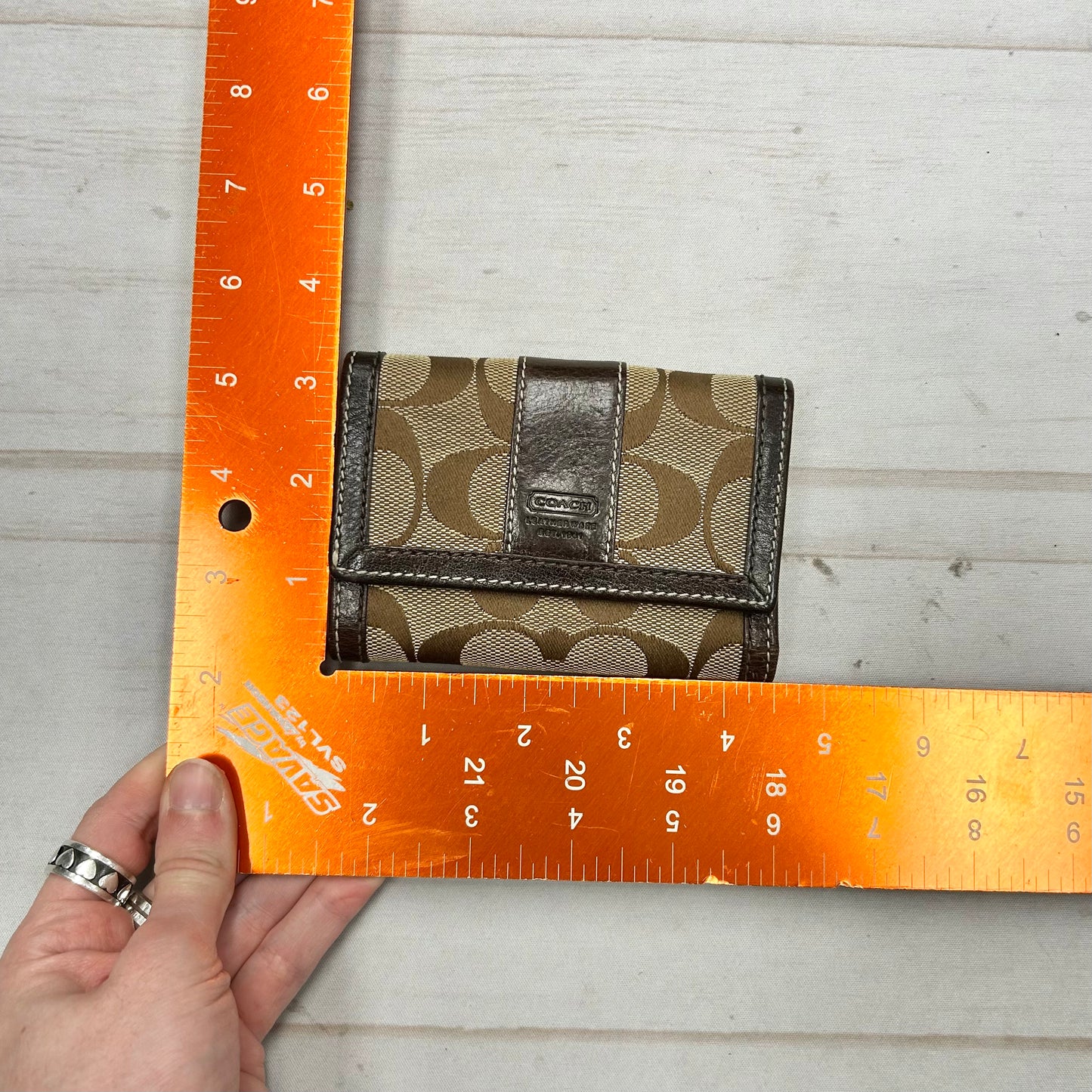 Wallet Designer By Coach, Size: Small