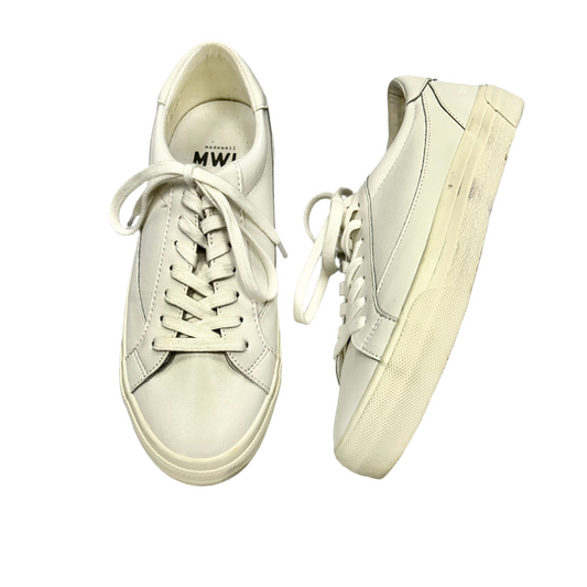 White Shoes Sneakers By Madewell, Size: 9.5