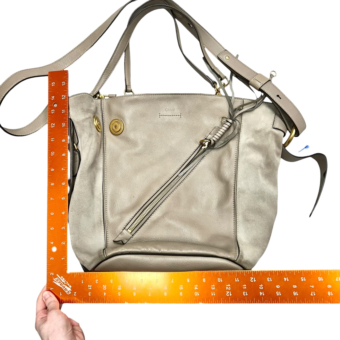 Handbag Luxury Designer By Chloe, Size: Large