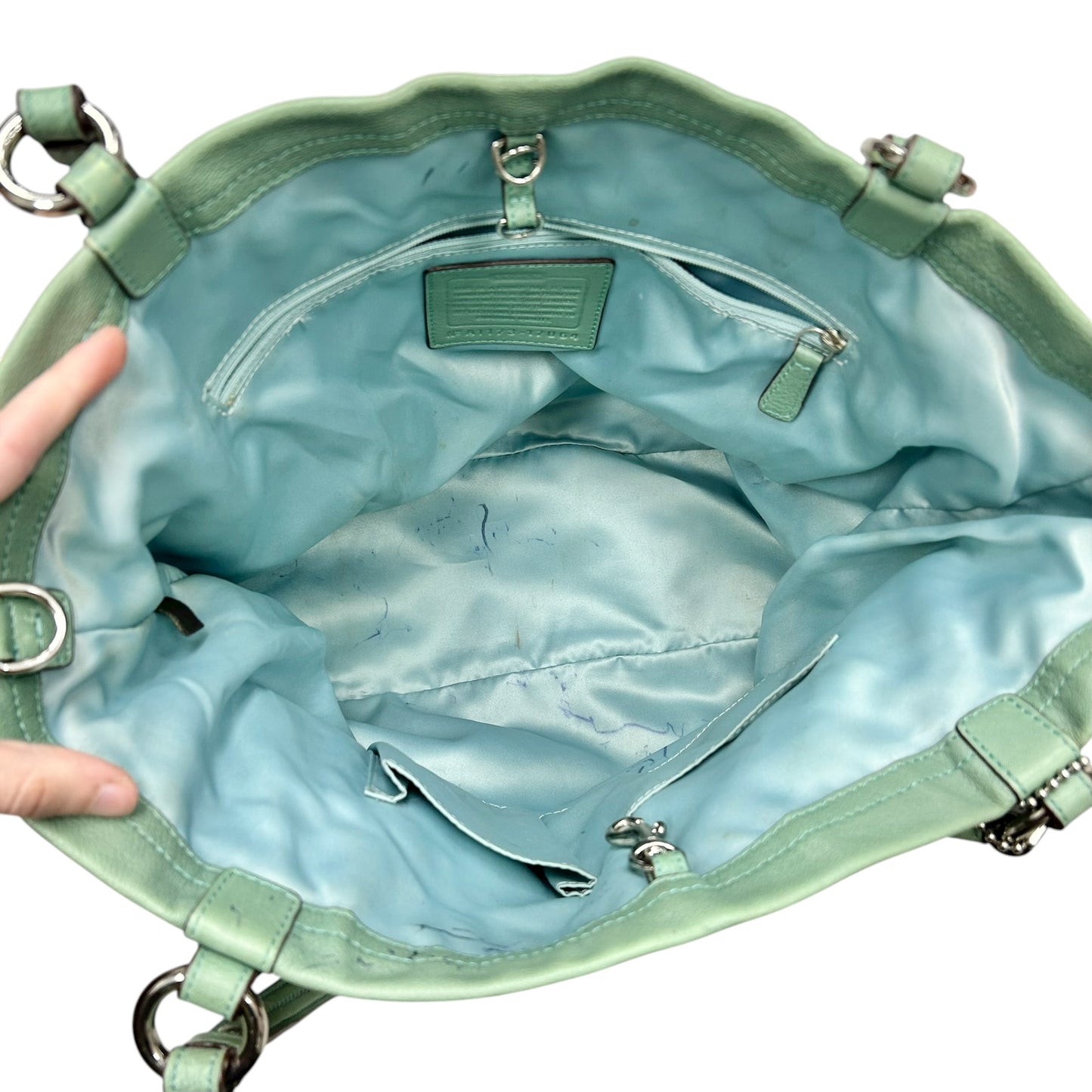 Handbag Designer By Coach, Size: Large