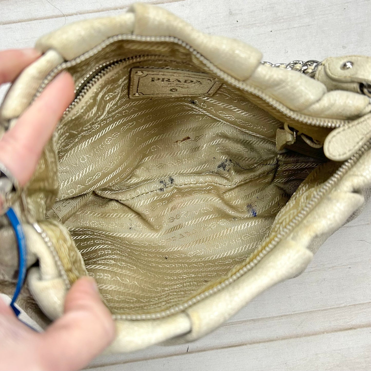 Handbag Luxury Designer By Prada, Size: Small