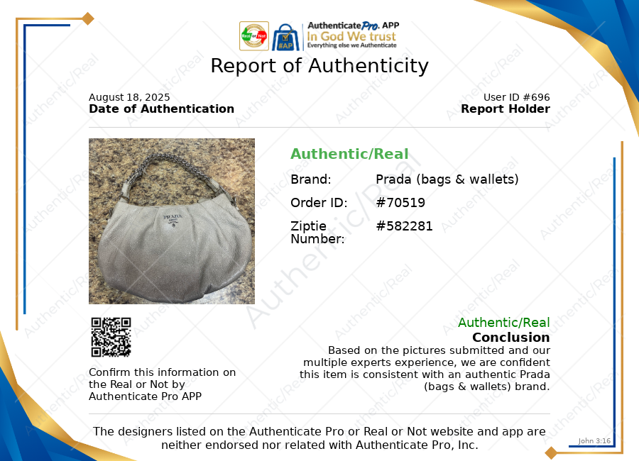 Handbag Luxury Designer By Prada, Size: Small