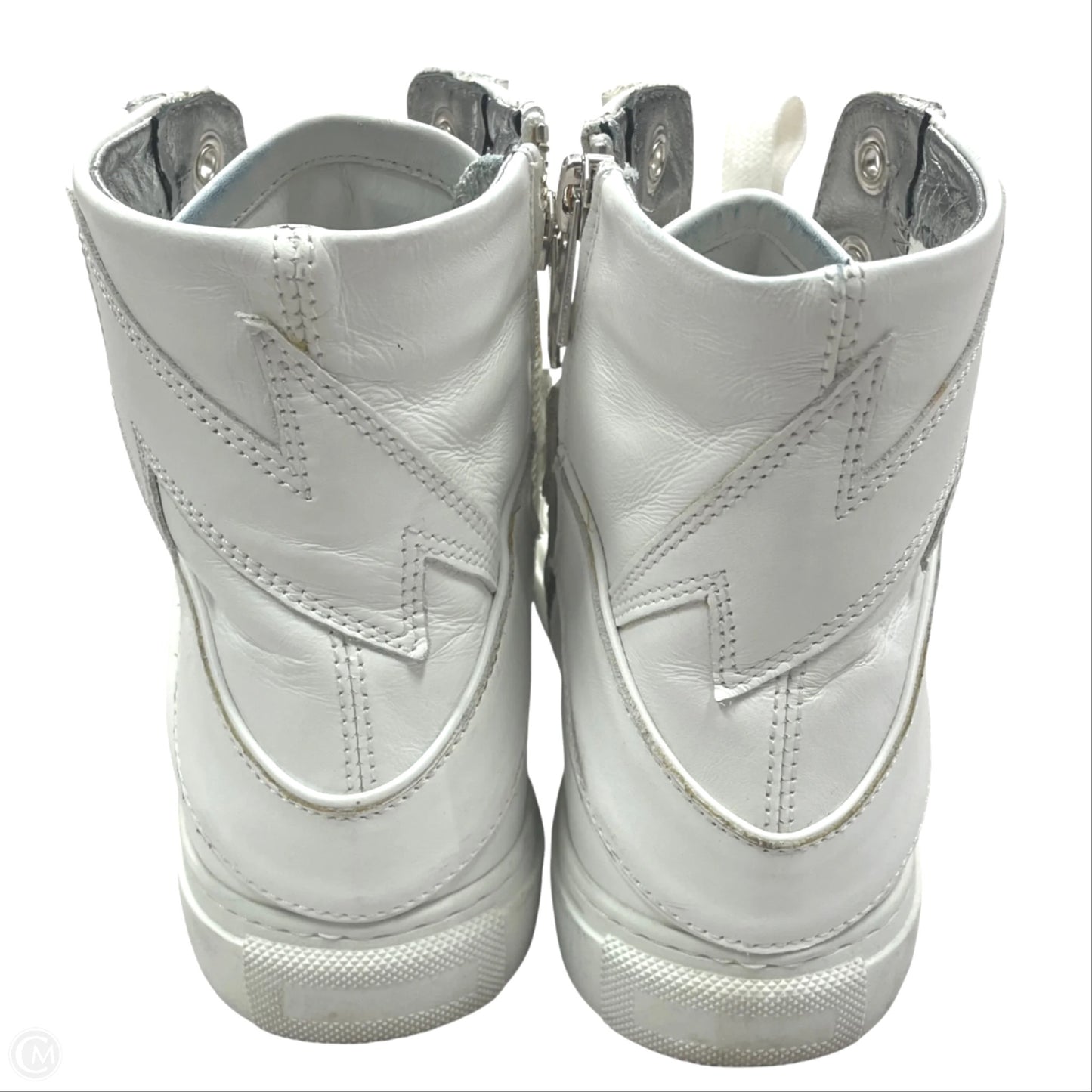 Shoes Sneakers By Zadig And Voltaire In White, Size: 6.5