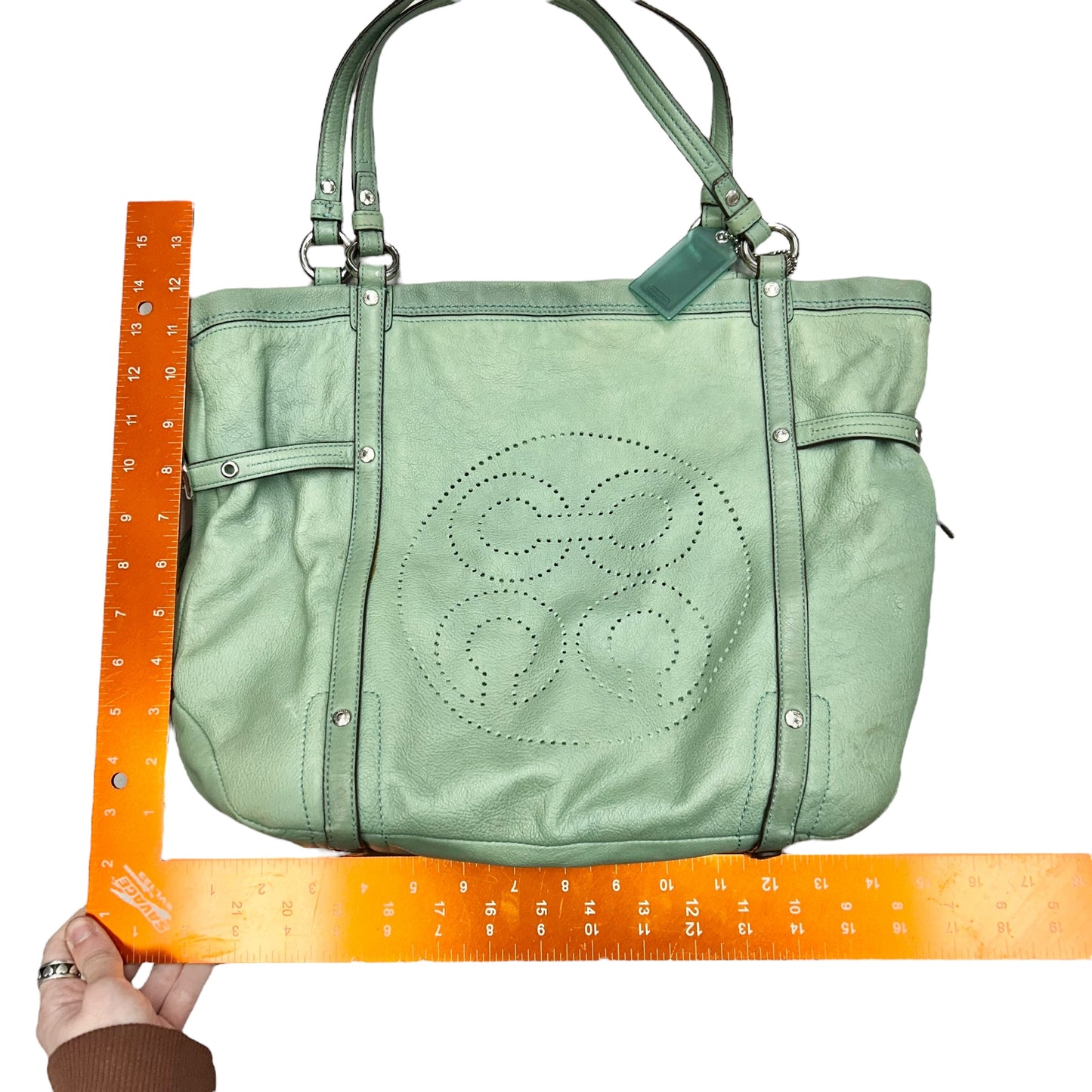 Handbag Designer By Coach, Size: Large