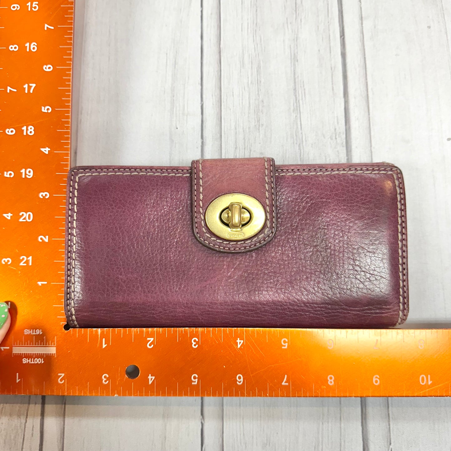 Wallet Designer By Coach, Size: Large