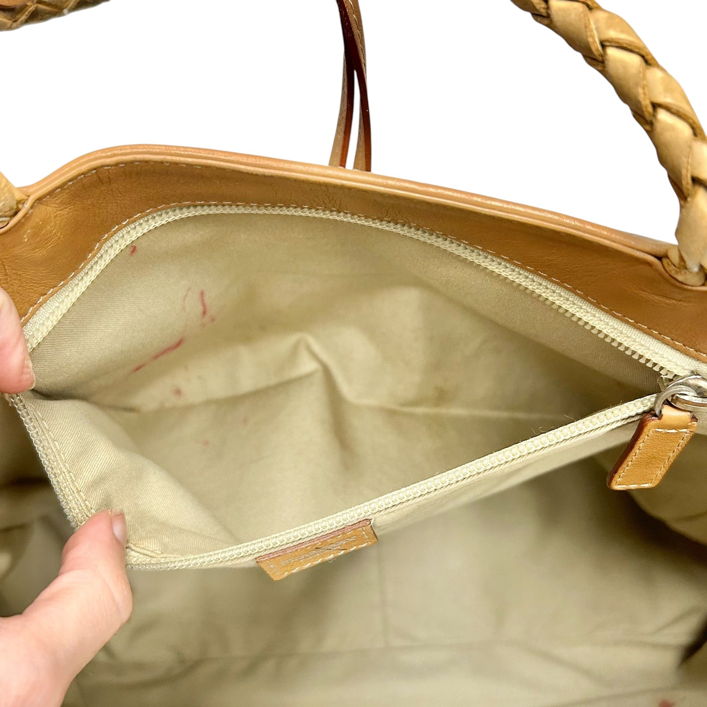 Tote Luxury Designer By Burberry, Size: Medium