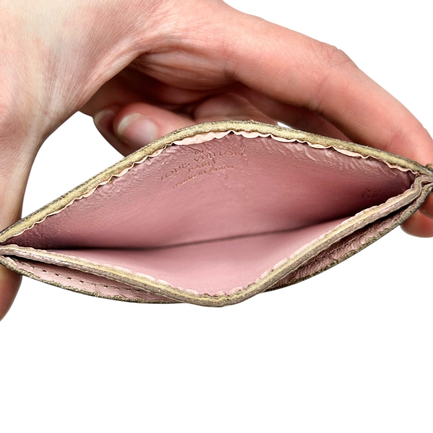 Id/card Holder Luxury Designer By Louis Vuitton, Size: Small