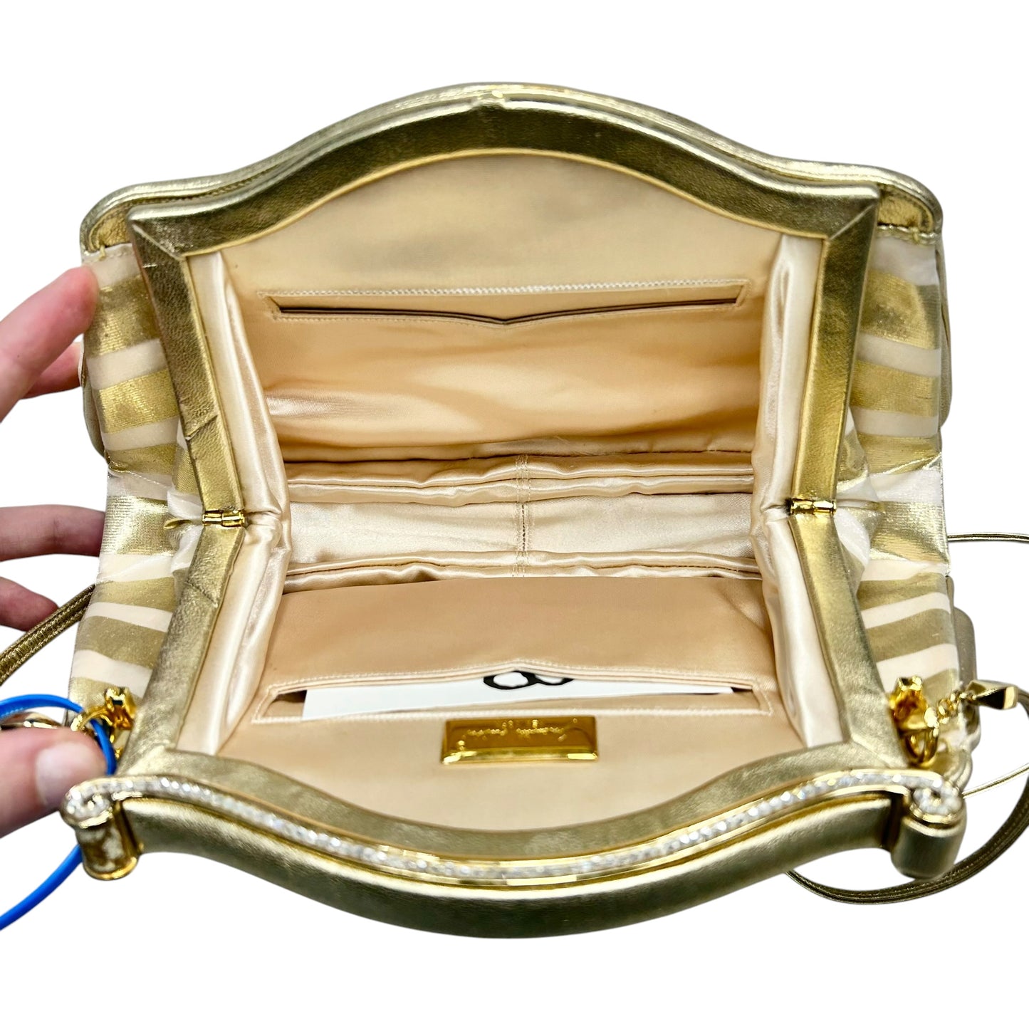 Crossbody Luxury Designer By Judith Leiber, Size: Medium
