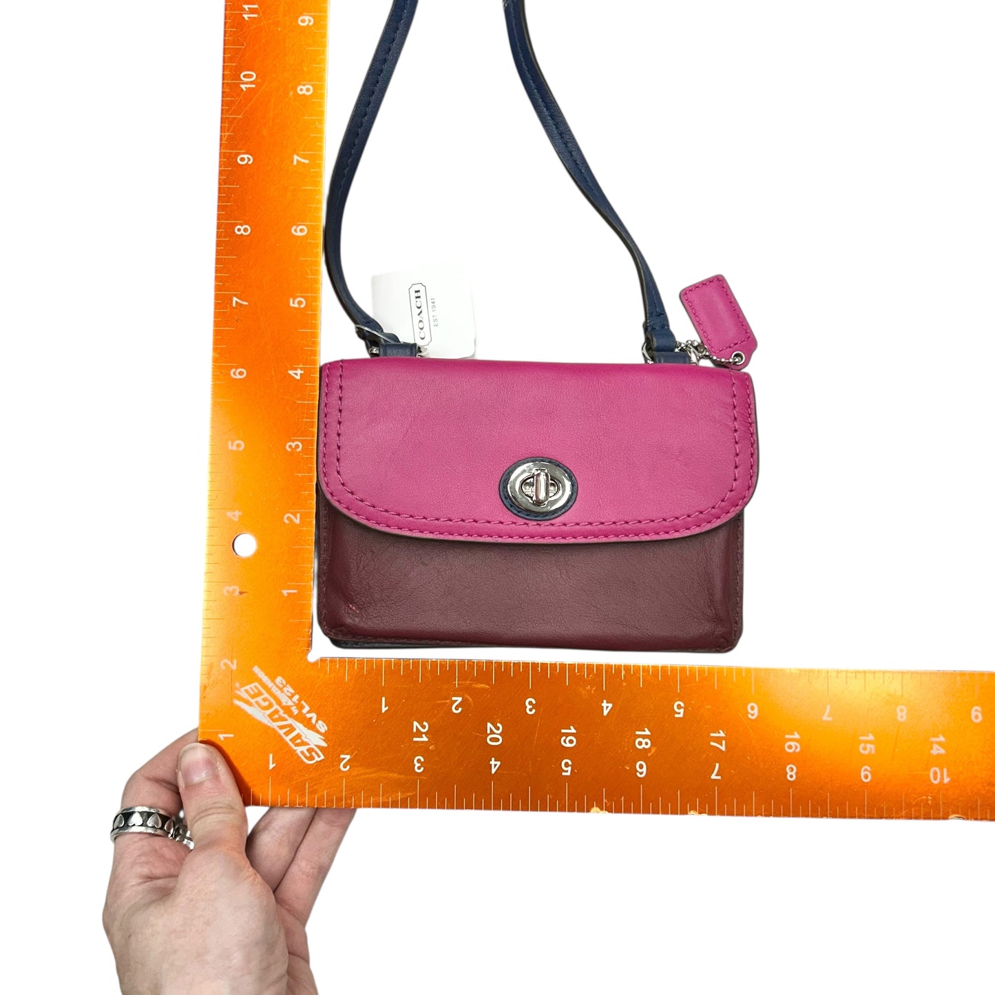 Crossbody Designer By Coach, Size: Small