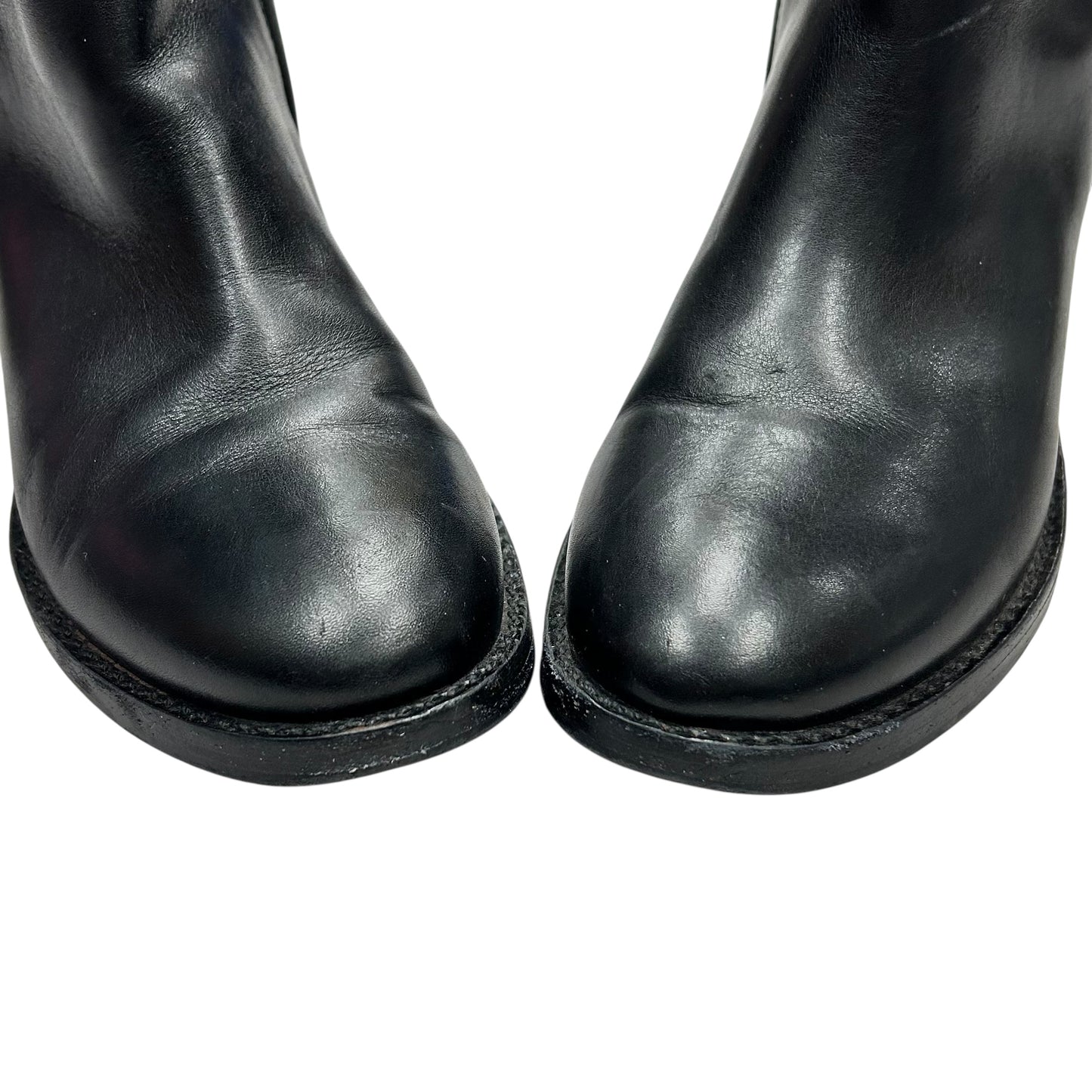 BOOTS DESIGNER by TORY BURCH In BLACK & GOLD, Size: 7